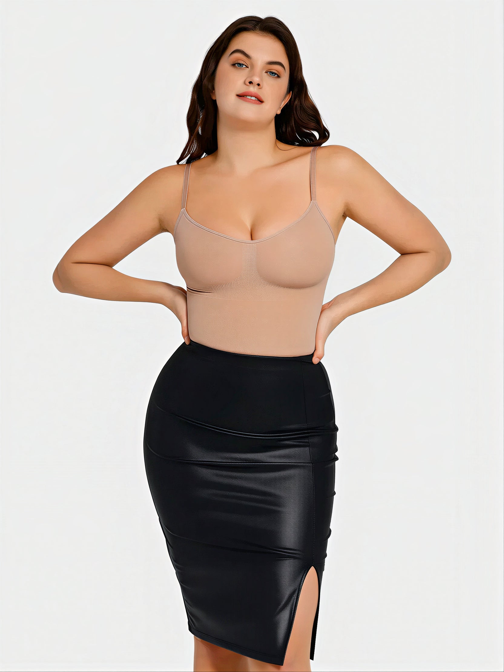 Faja body moldeadora tipo panty para mujer con control de abdomen